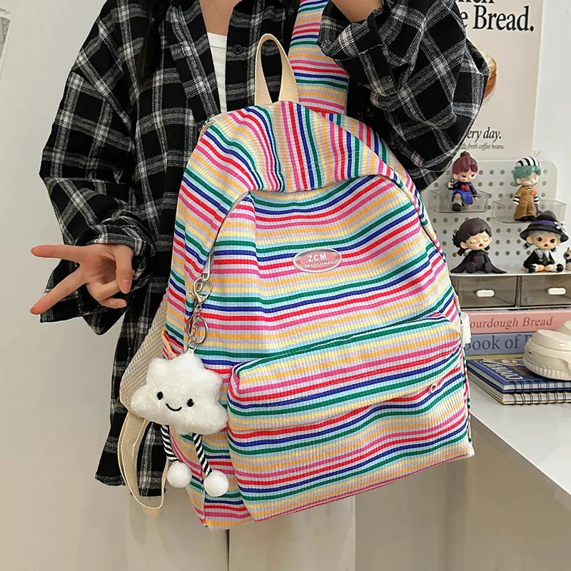 Vack Nylon Backpack Women's Multicolor-3