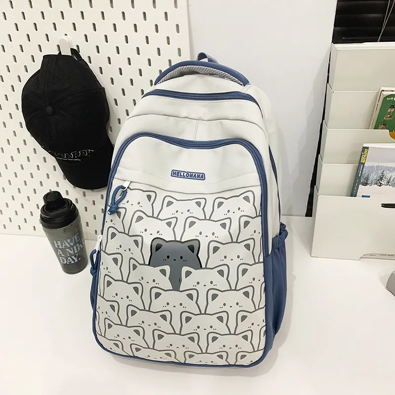 Vack Nylon Backpack Regular Unisex Multicolor-13