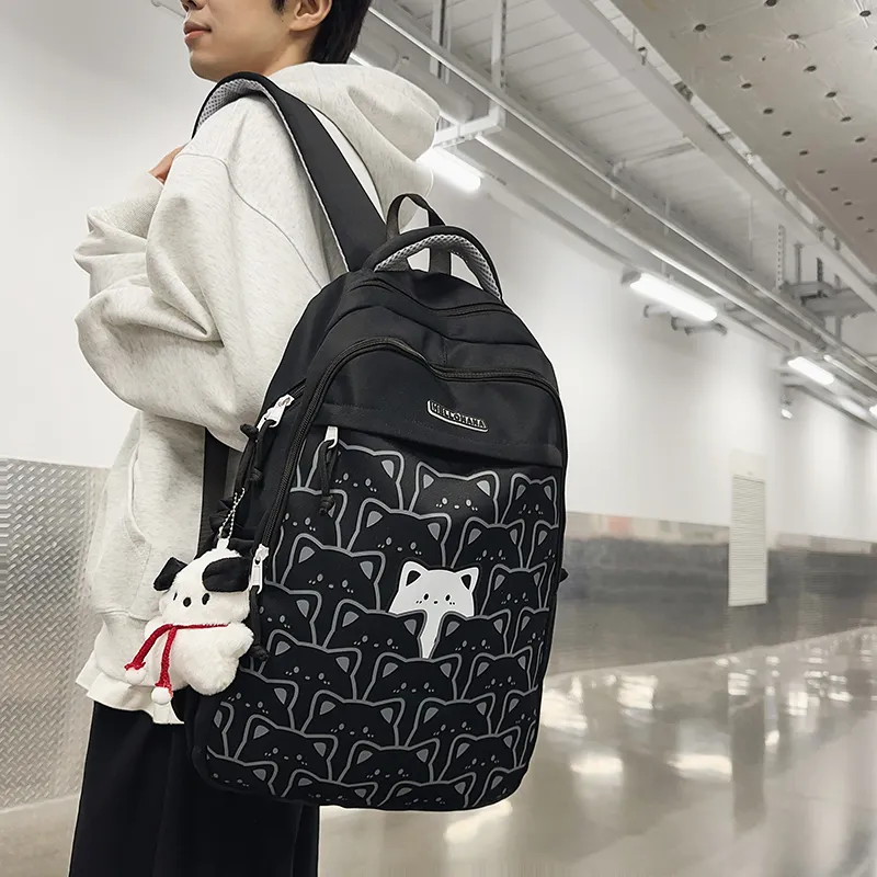 Vack Nylon Backpack Regular Unisex Multicolor-2