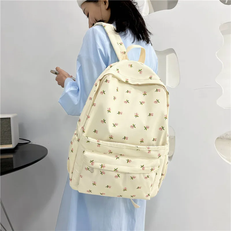 Vack Canvas Backpack Women's Multicolor-2