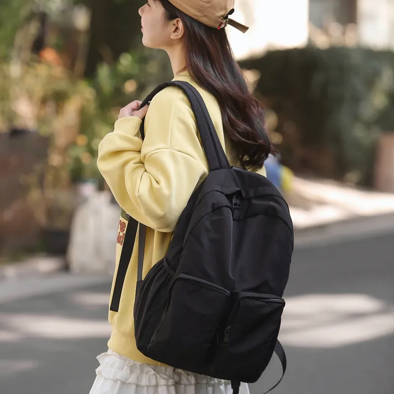 Vack Nylon Backpack Unisex Multicolor-7