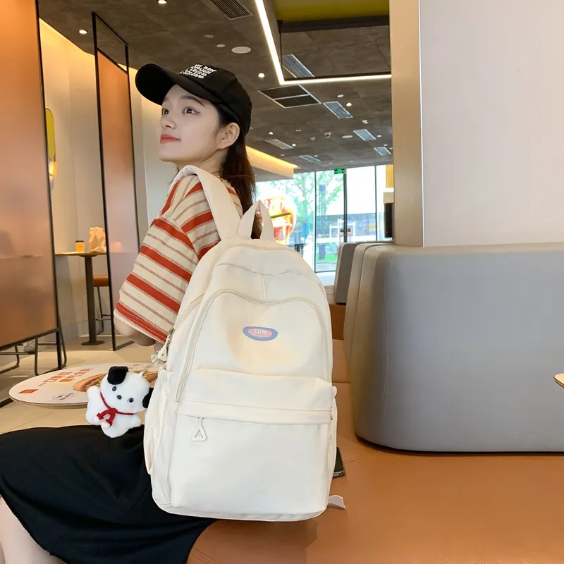 Vack Nylon Backpack Unisex Multicolor-1