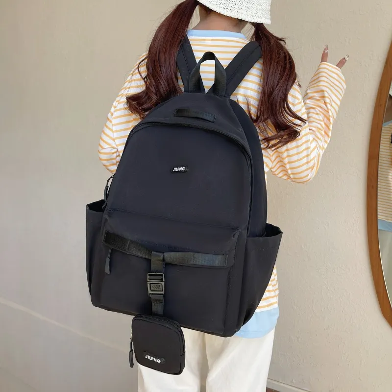Vack Canvas Backpack Unisex Multicolor-2