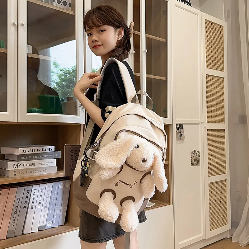 Vack Nylon Backpack Unisex Multicolor-14