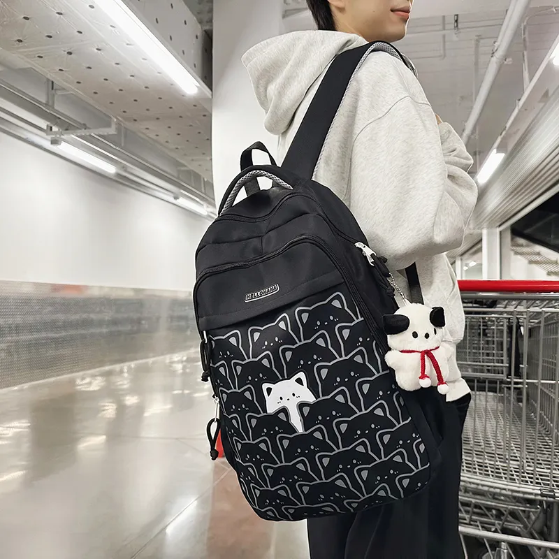 Vack Nylon Backpack Regular Unisex Multicolor-3