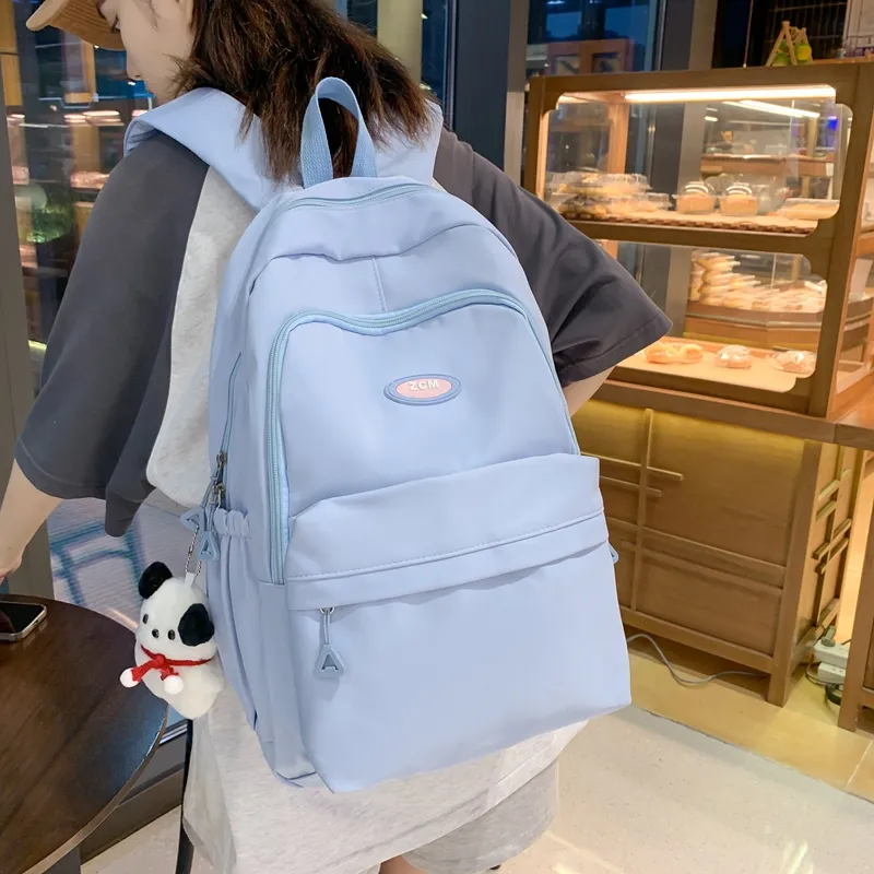 Vack Nylon Backpack Unisex Multicolor-18