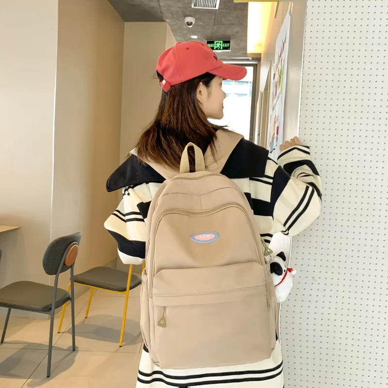 Vack Nylon Backpack Unisex Multicolor-11