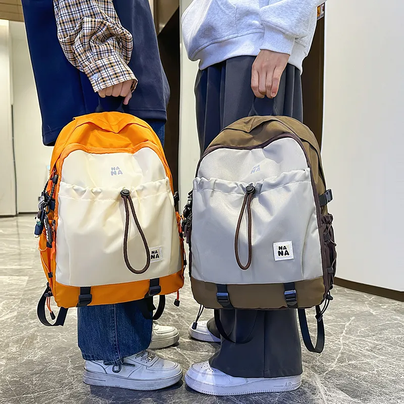 Vack Nylon Backpack Unisex Multicolor-6