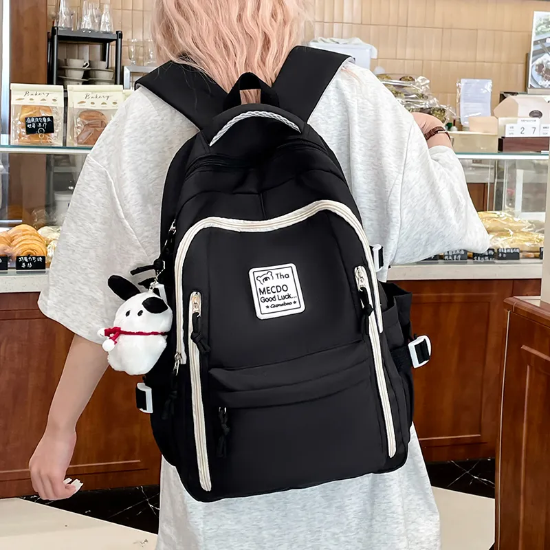 Vack Nylon Backpack Unisex Multicolor-1