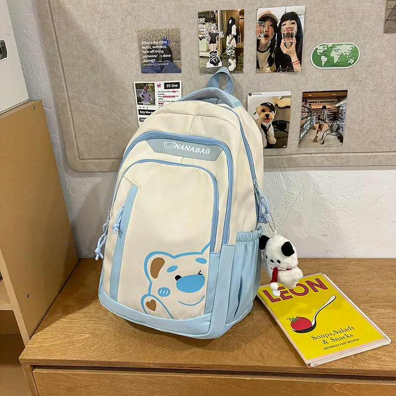 Vack Nylon Backpack Regular Unisex Multicolor-17