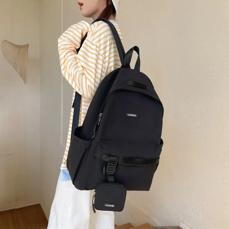 Vack Canvas Backpack Unisex Multicolor-4