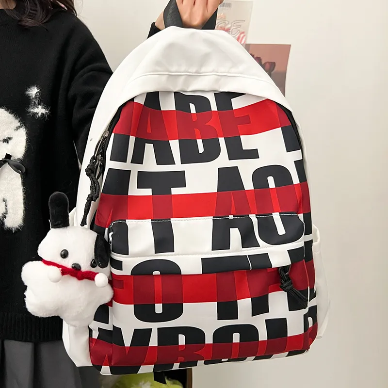 Vack Nylon Backpack Unisex Multicolor-1