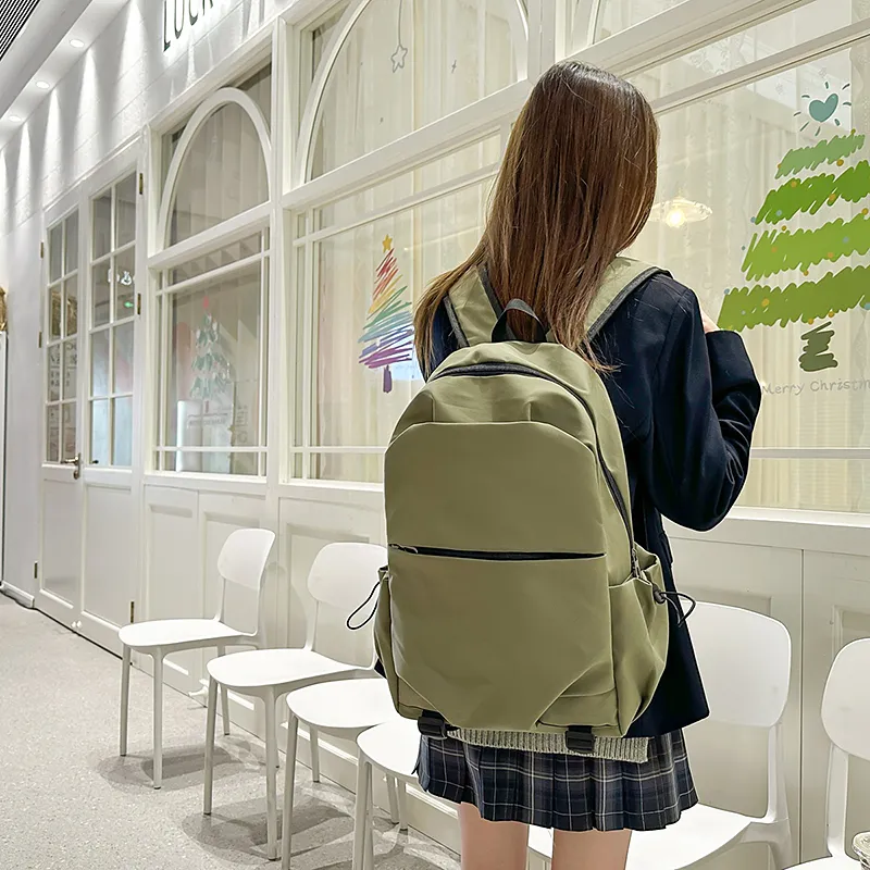 Vack Nylon Backpack Unisex Multicolor-16