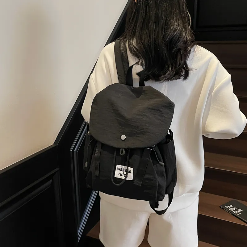 Vack Fabric Backpack Unisex Multicolor-3