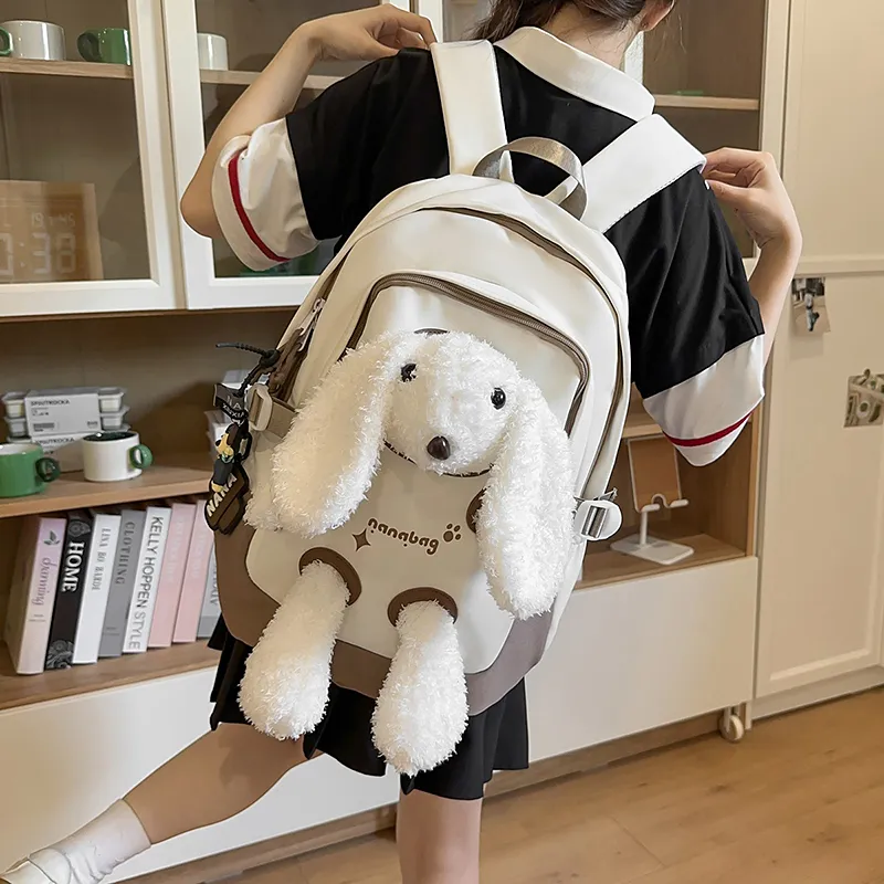 Vack Nylon Backpack Unisex Multicolor-3