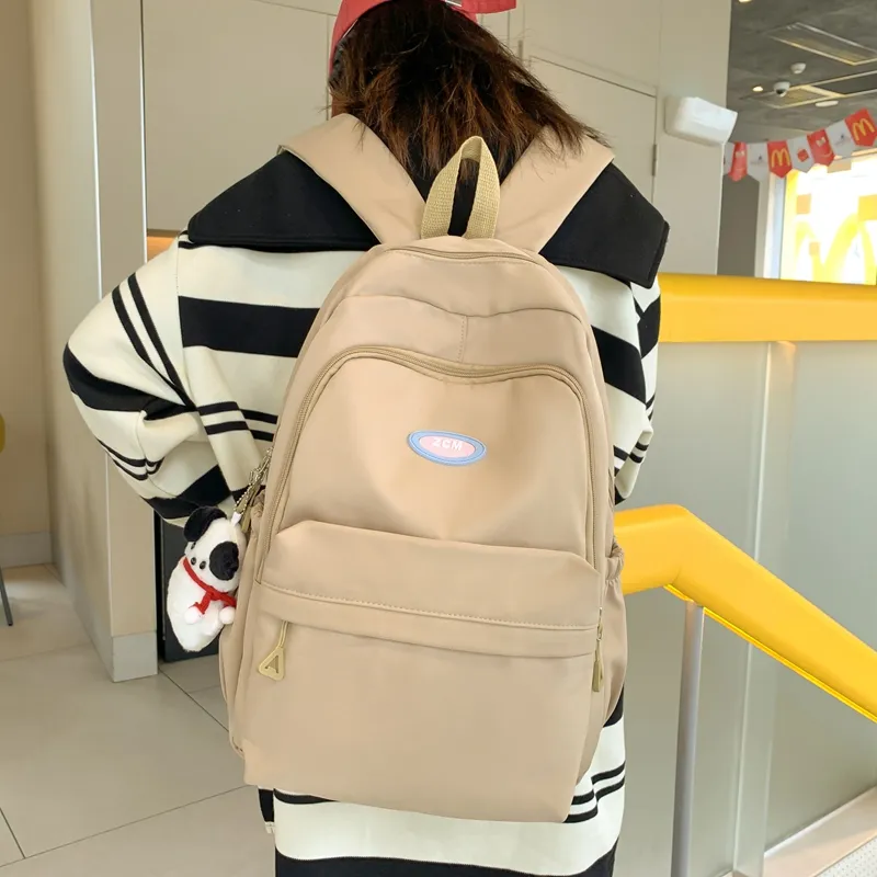 Vack Nylon Backpack Unisex Multicolor-15