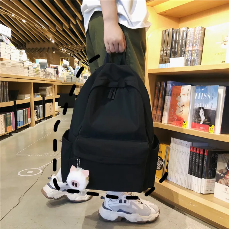 Vack Nylon Backpack Unisex Multicolor-5