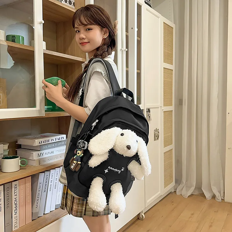 Vack Nylon Backpack Unisex Multicolor-18