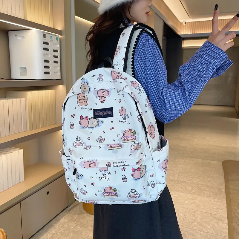 Vack Nylon Backpack Women's Multicolor-1