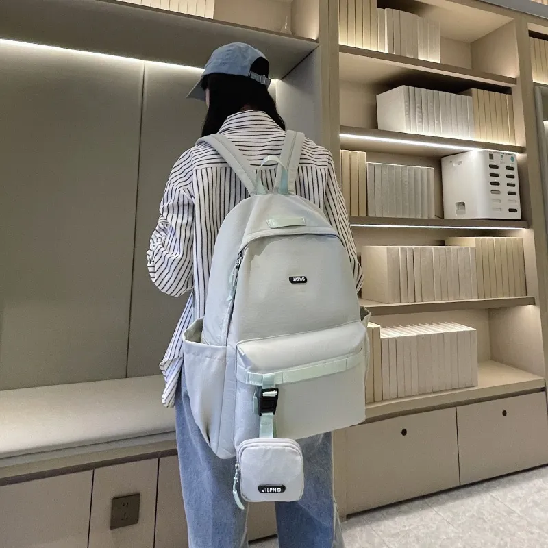 Vack Canvas Backpack Unisex Multicolor-16