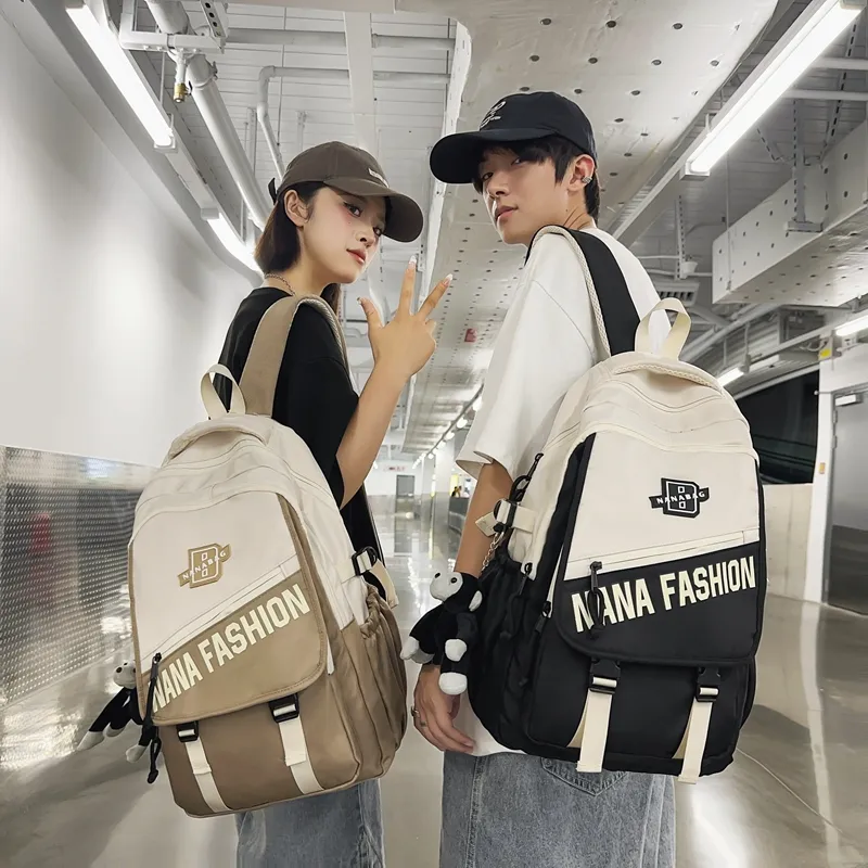 Vack Nylon Backpack Unisex Multicolor-10
