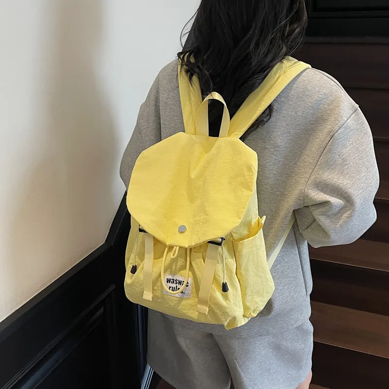 Vack Fabric Backpack Unisex Multicolor-7