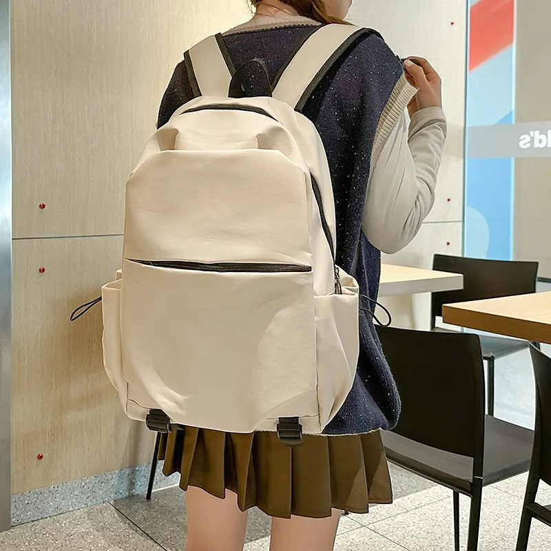 Vack Nylon Backpack Unisex Multicolor-2