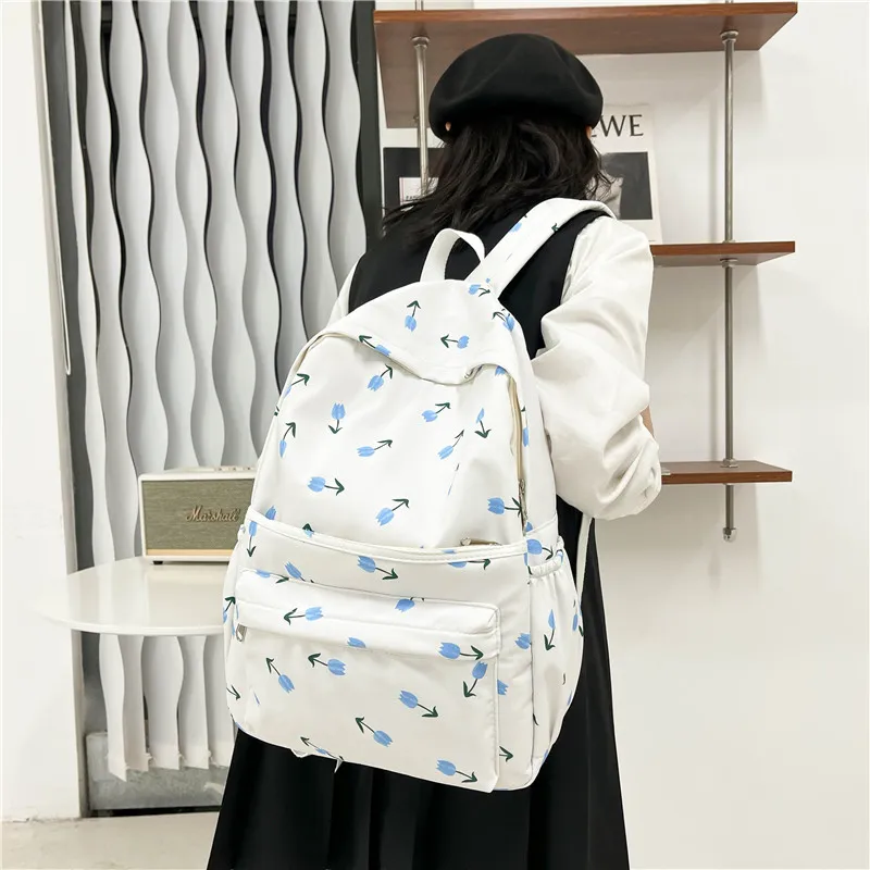 Vack Canvas Backpack Women's Multicolor-14