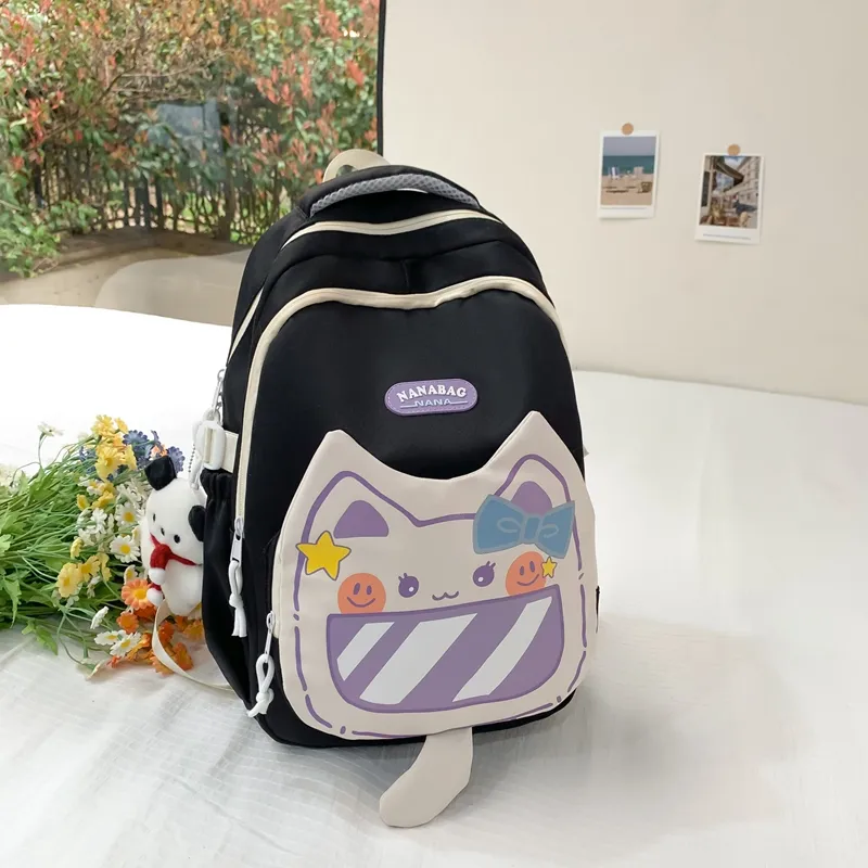Vack Nylon Backpack Women's Multicolor-1