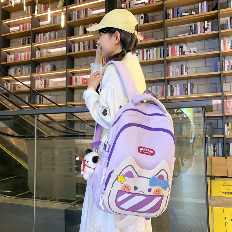 Vack Nylon Backpack Women's Multicolor-7