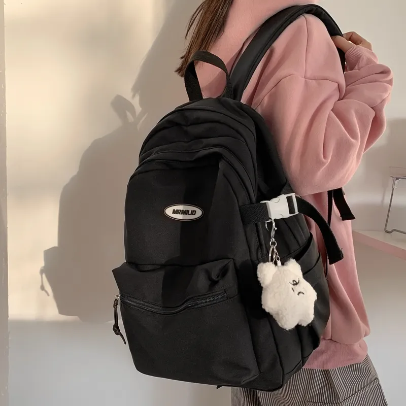 Vack Nylon Backpack Unisex Multicolor-8