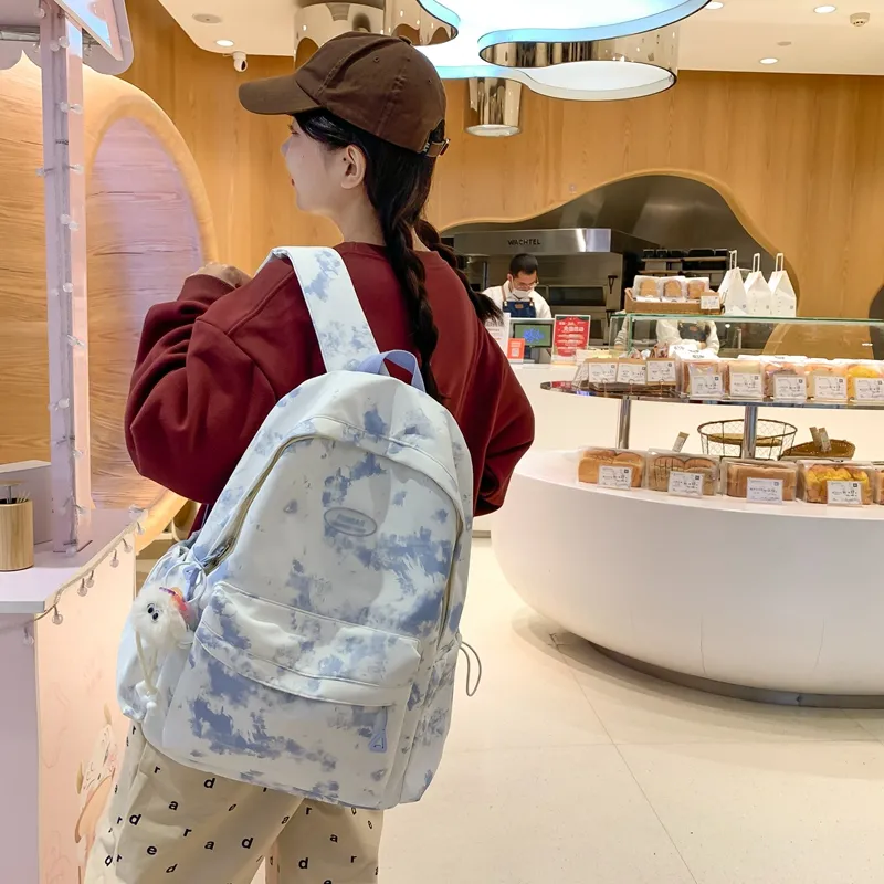 Vack Nylon Backpack Unisex Multicolor-20