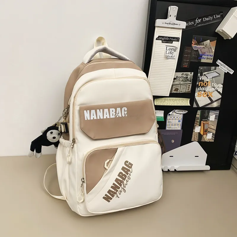 Vack Nylon Backpack Unisex Multicolor-14