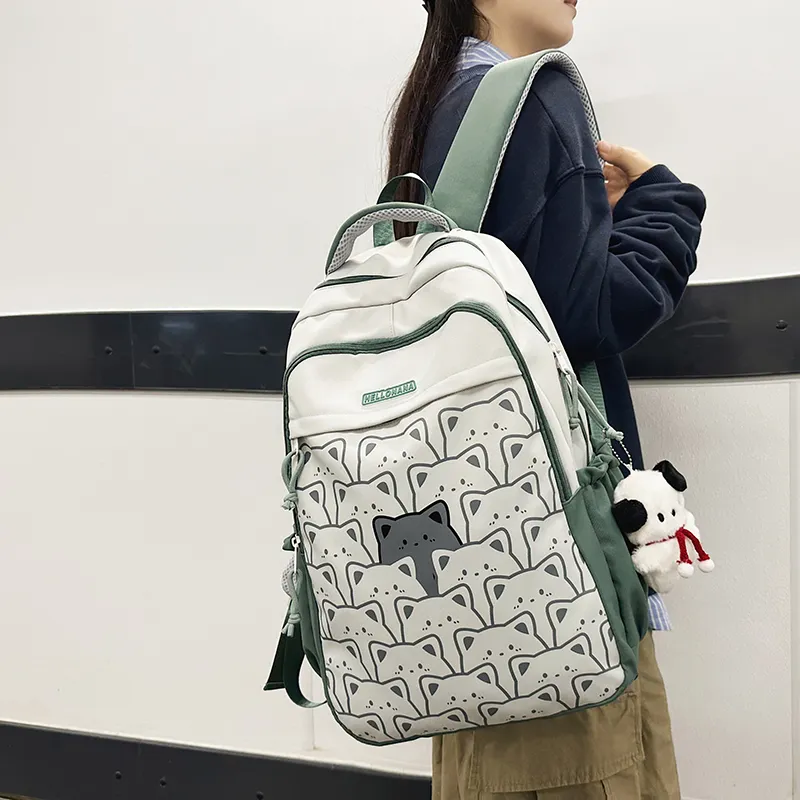 Vack Nylon Backpack Regular Unisex Multicolor-18