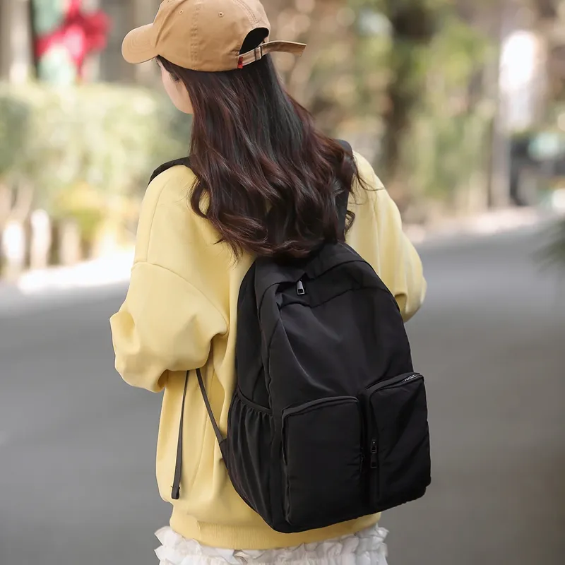 Vack Nylon Backpack Unisex Multicolor-6