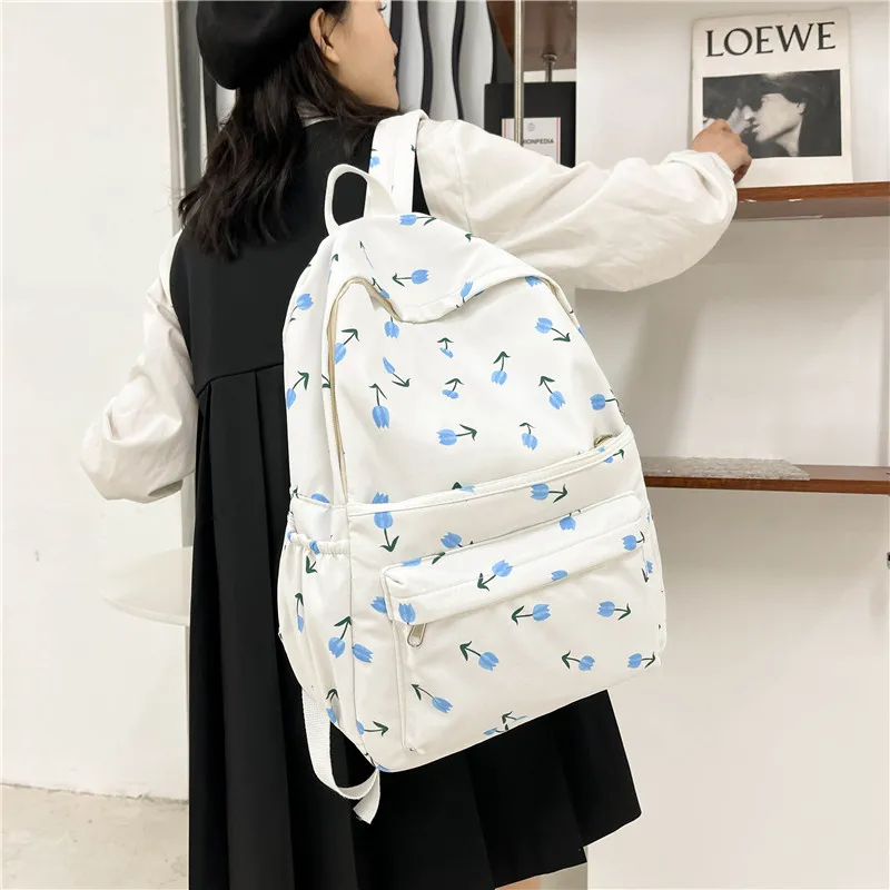 Vack Canvas Backpack Women's Multicolor-15