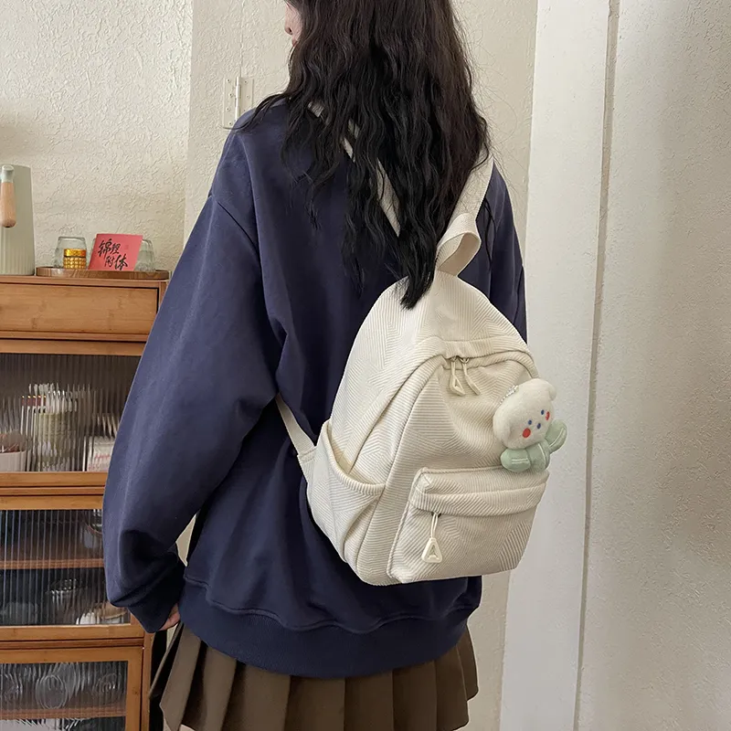 Vack Nylon Backpack Women's Multicolor-4