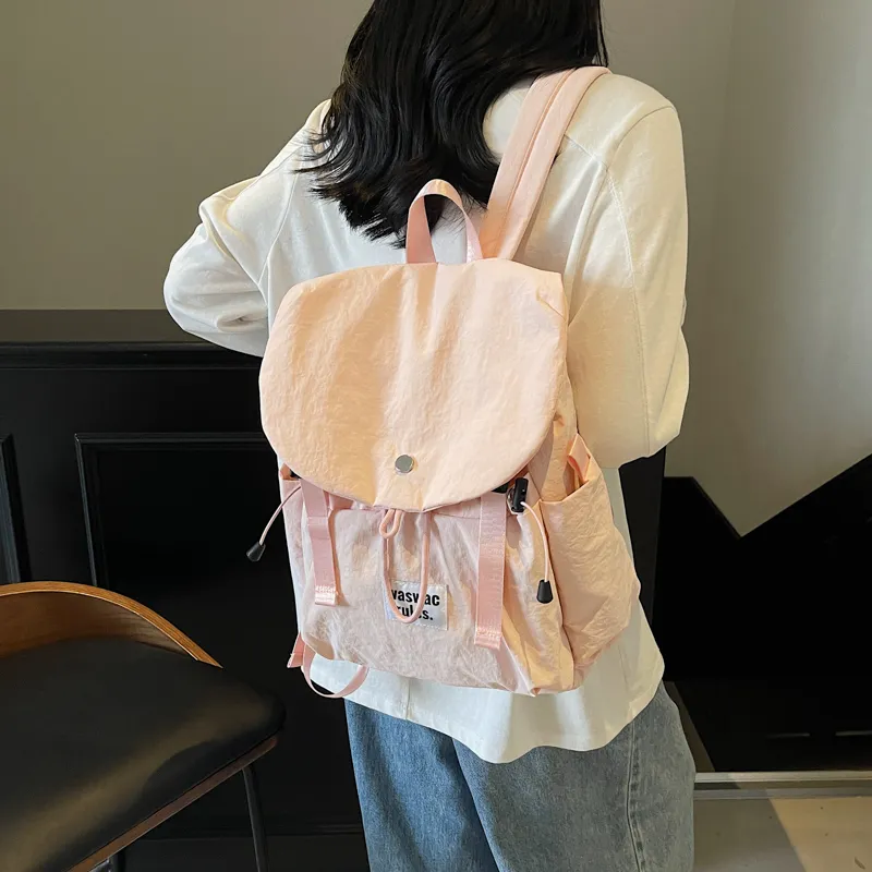 Vack Fabric Backpack Unisex Multicolor-18