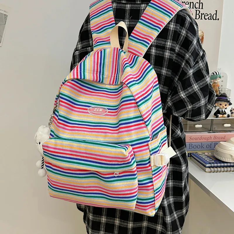 Vack Nylon Backpack Women's Multicolor-1
