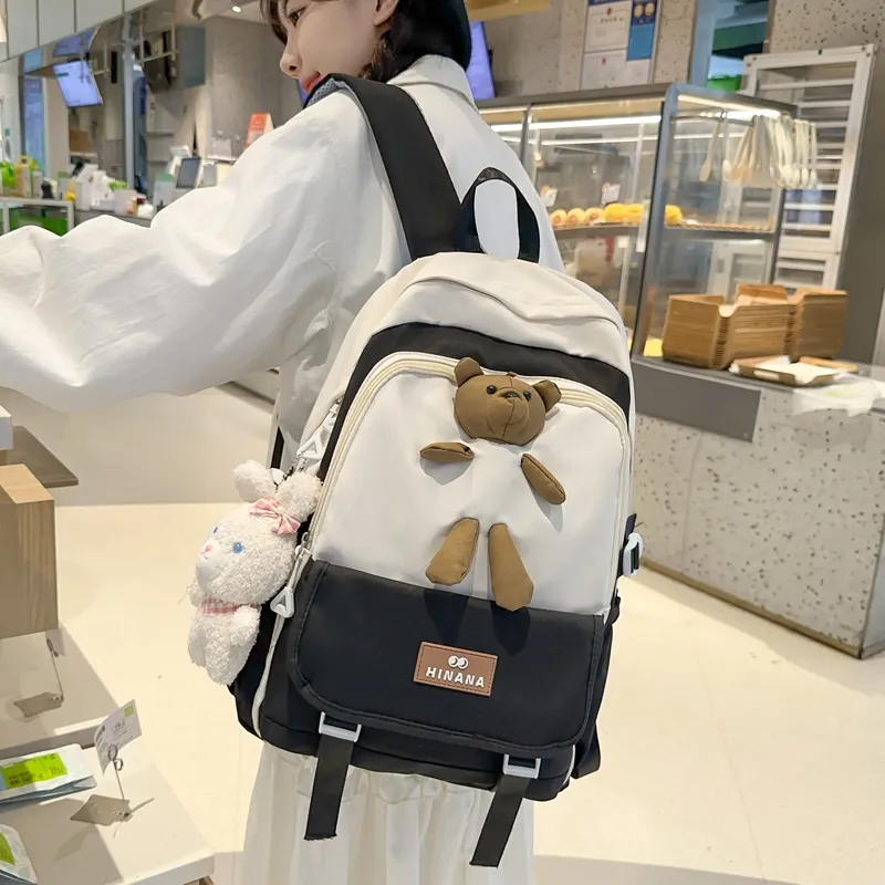Vack Nylon Backpack Unisex Multicolor-8