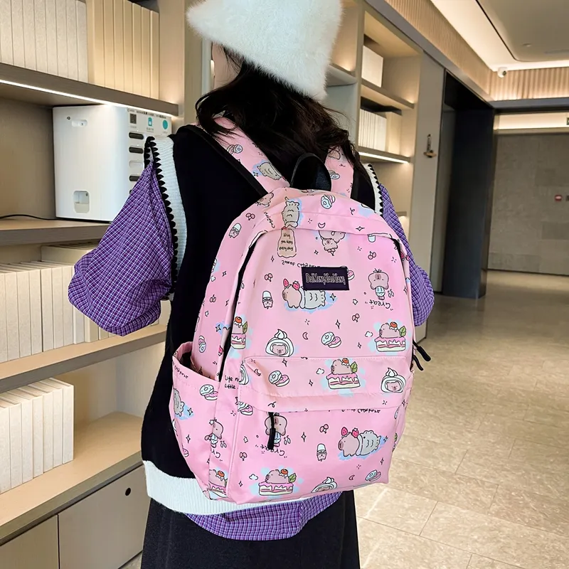 Vack Nylon Backpack Women's Multicolor-13