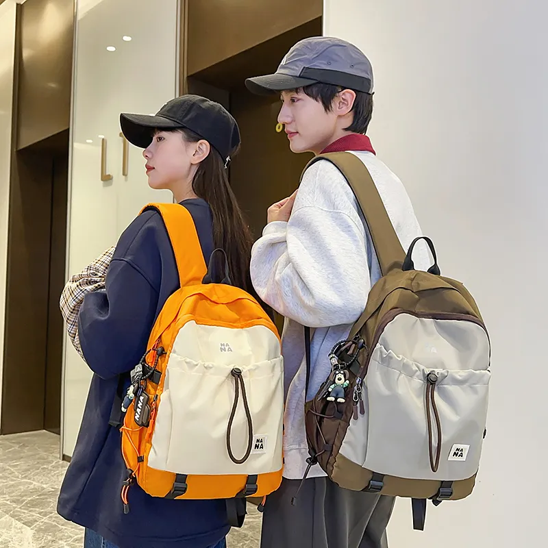 Vack Nylon Backpack Unisex Multicolor-19