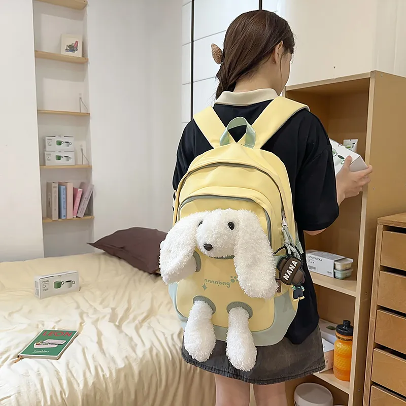 Vack Nylon Backpack Unisex Multicolor-26