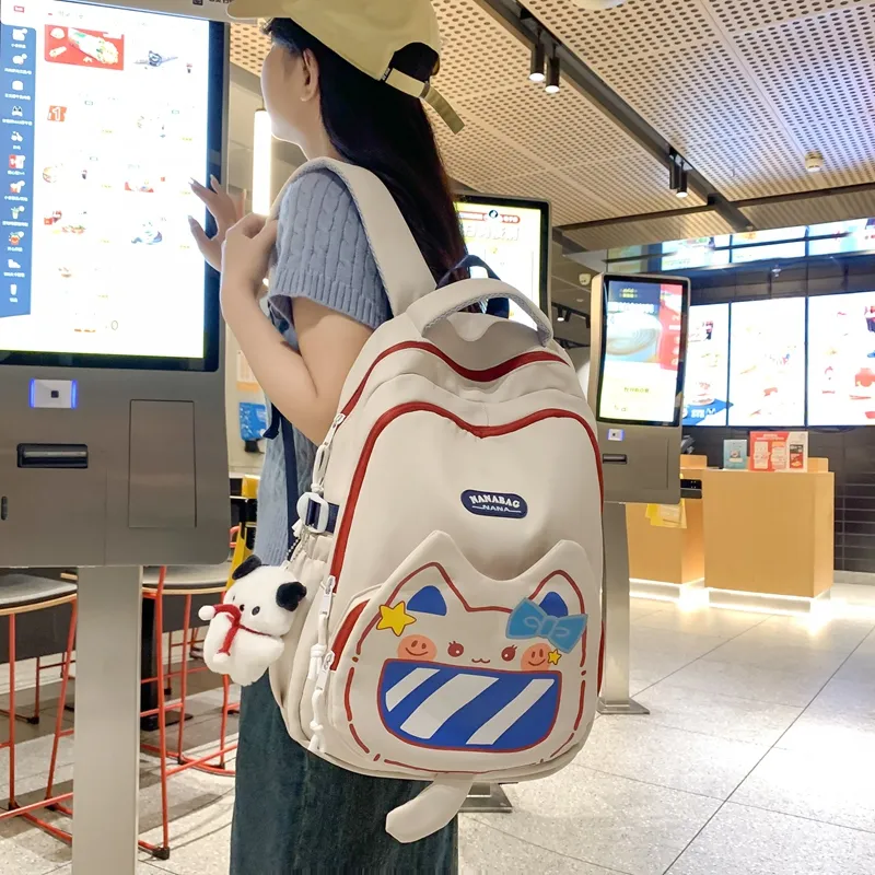 Vack Nylon Backpack Women's Multicolor-15