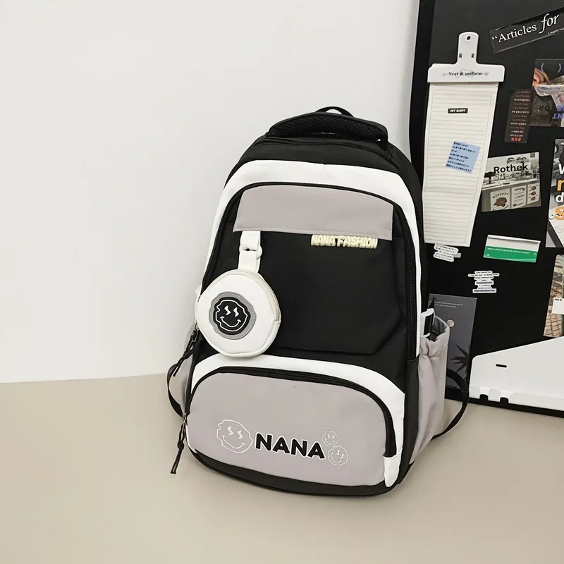 Vack Nylon Backpack Unisex Multicolor-7