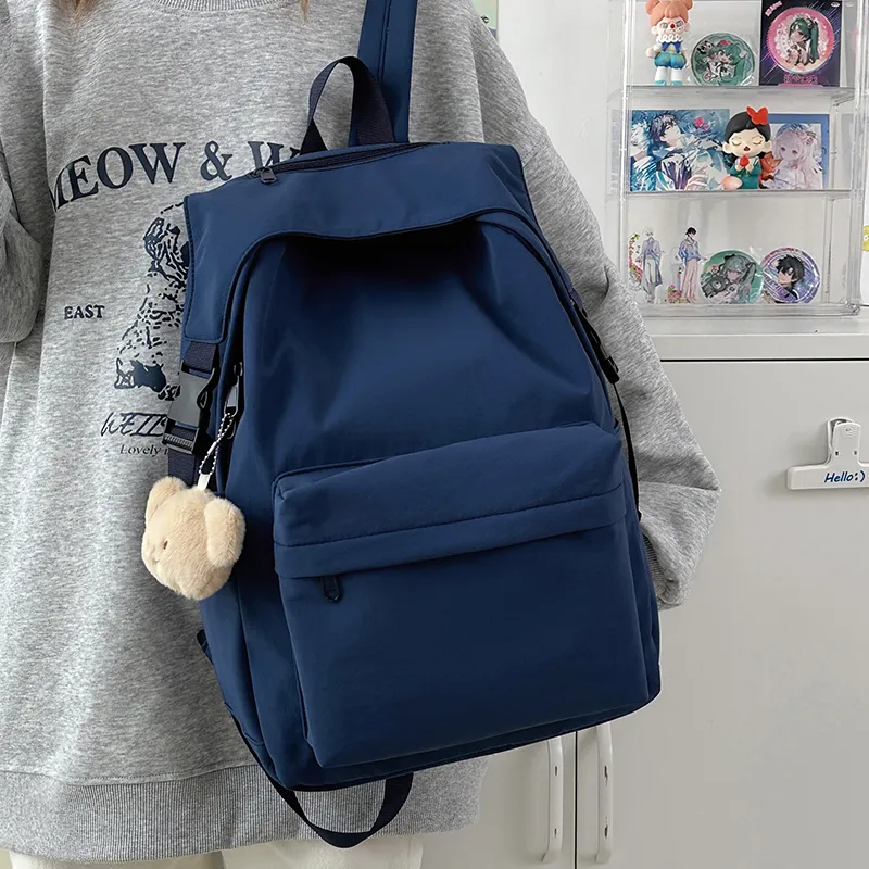 Vack Nylon Backpack Unisex Multicolor-18