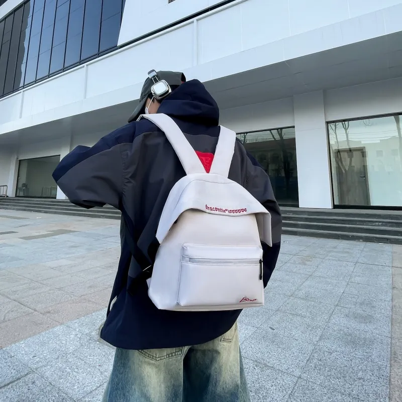 Vack Canvas Backpack Unisex Multicolor-4