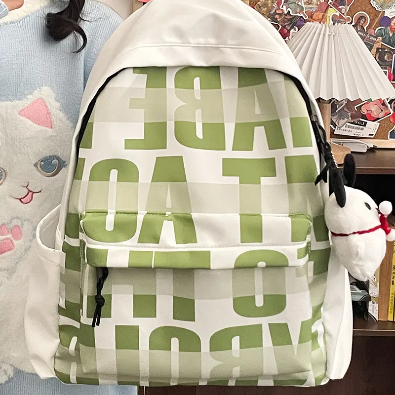 Vack Nylon Backpack Unisex Multicolor-7