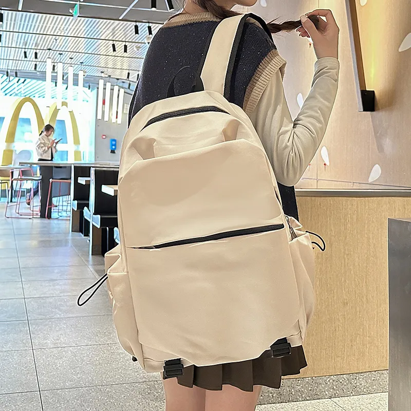 Vack Nylon Backpack Unisex Multicolor-4