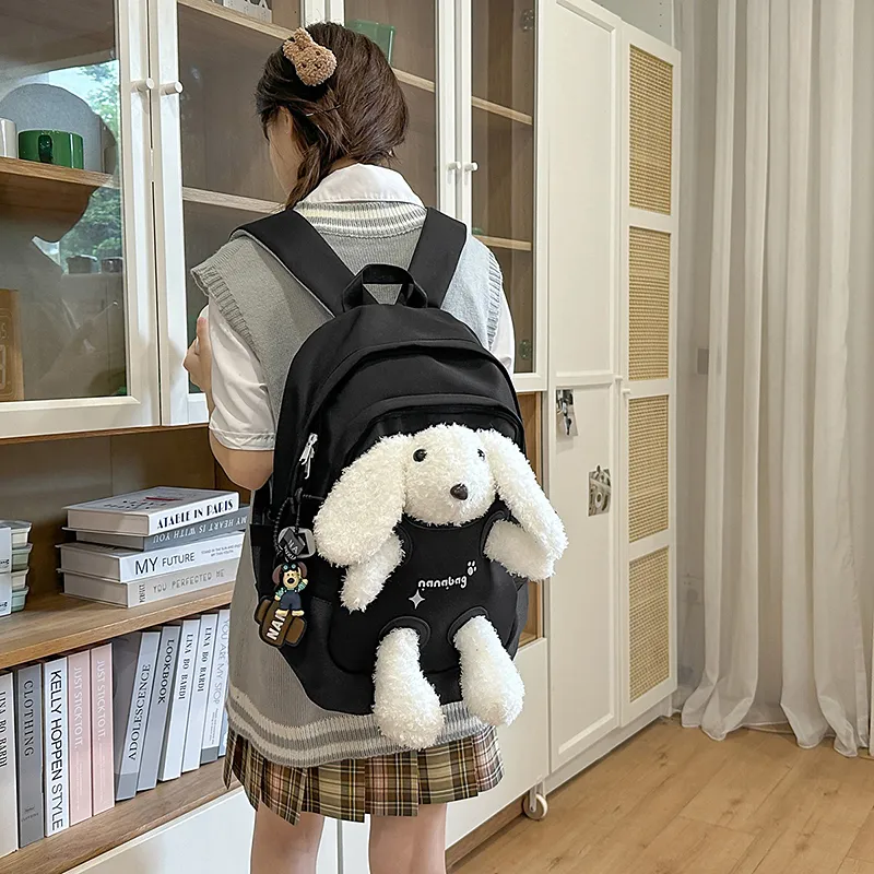 Vack Nylon Backpack Unisex Multicolor-17